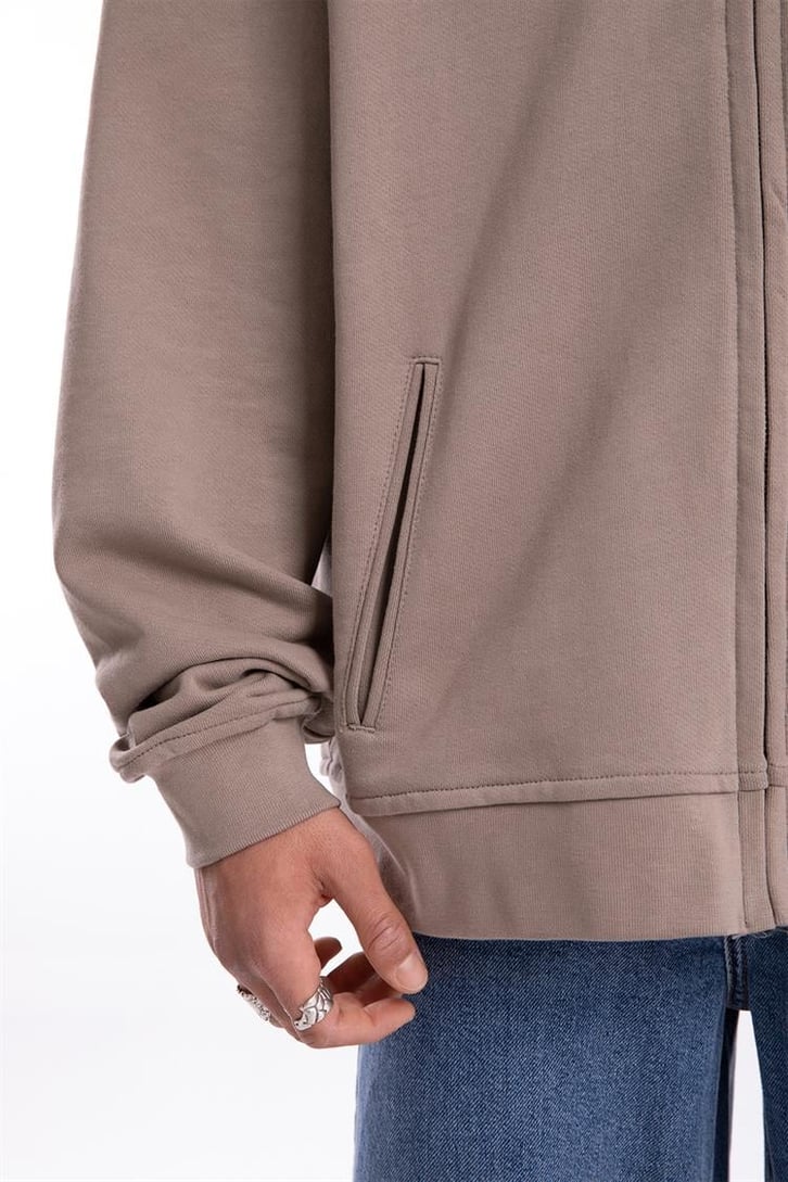 Flaw Atelier Premium Basic Vizon Oversize Zip Hoodie