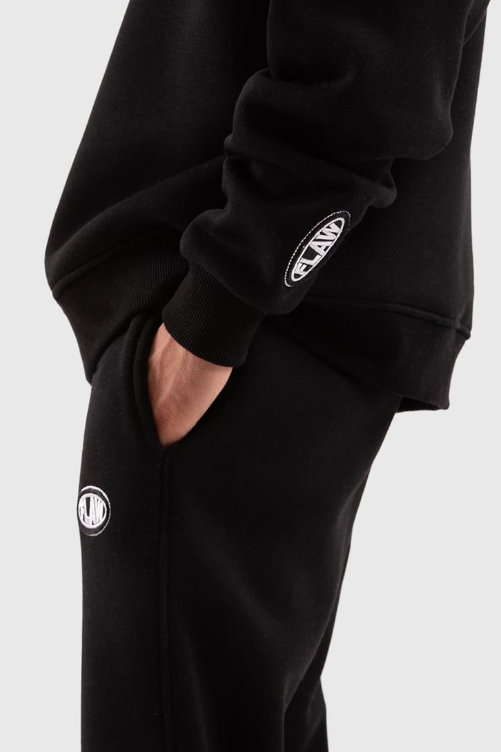 Flaw Atelier Relax Fit Basic Siyah Jogger Eşofman Altı