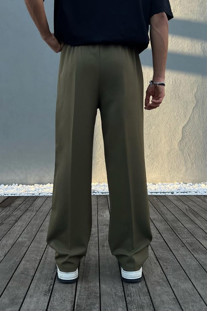 Flaw Atelier Relax Kumaş Haki Pantolon
