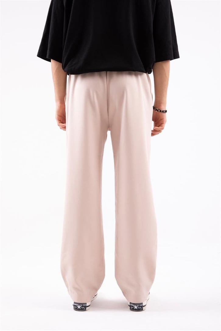 Flaw Atelier Relax Kumaş Krem Pantolon