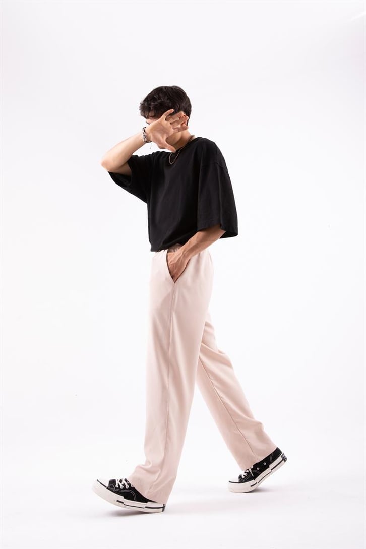 Flaw Atelier Relax Kumaş Krem Pantolon