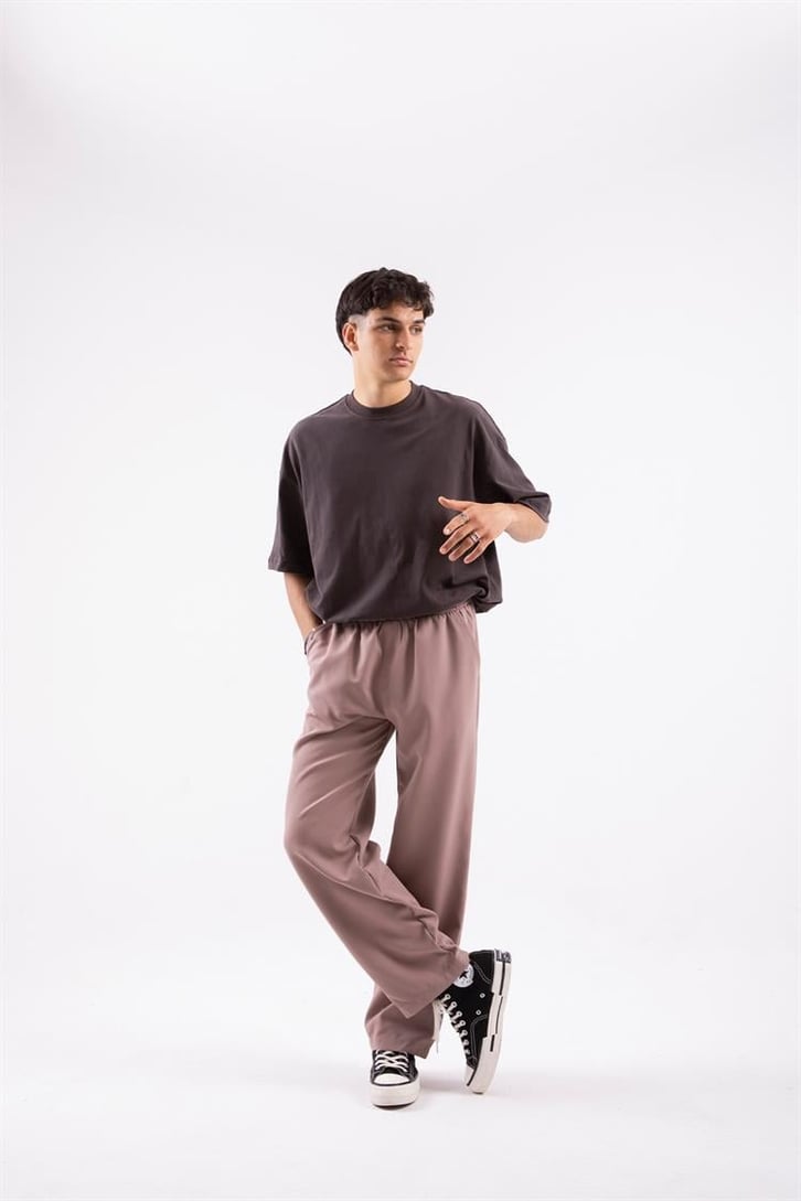 Flaw Atelier Relax Kumaş Vizon Pantolon