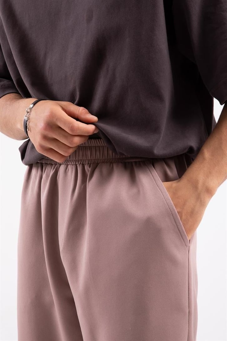 Flaw Atelier Relax Kumaş Vizon Pantolon