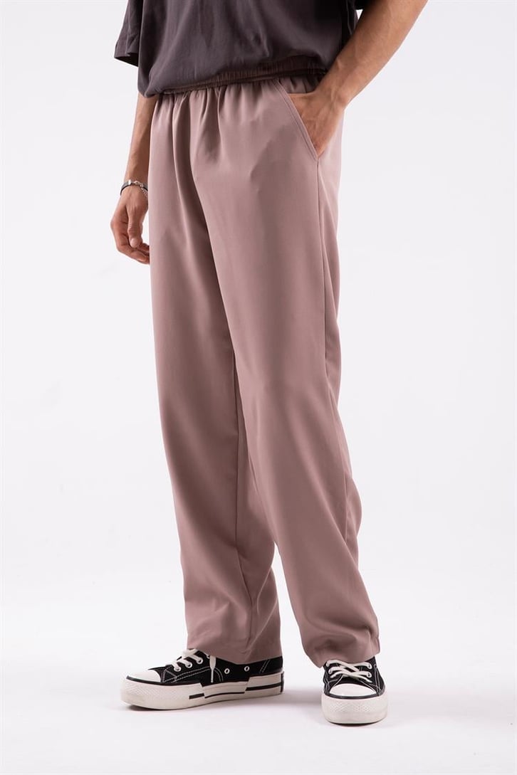 Flaw Atelier Relax Kumaş Vizon Pantolon
