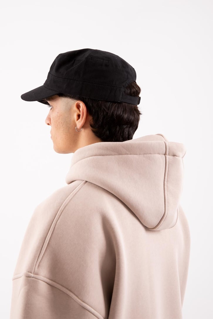 Flaw Atelier Relax Oversize Basic Vizon Hoodie