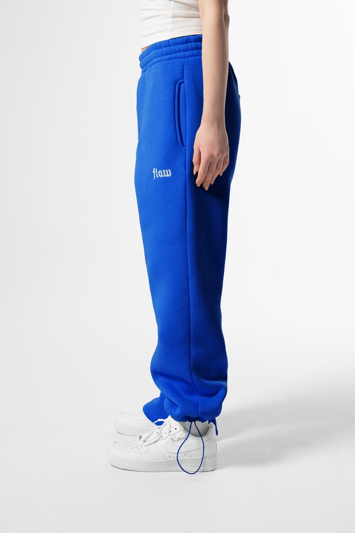 Flaw Atelier Saks Mavi Baggy Eşofman Altı
