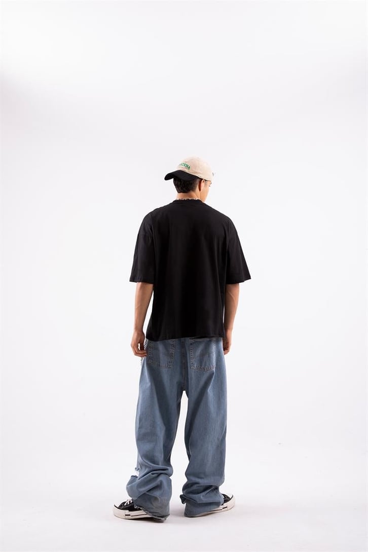 Flaw Atelier Shattered Illusion Prtinted  Oversize Tshirt