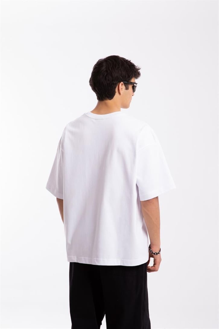 Flaw Cult Hologram Puff Print Oversize Tshirt