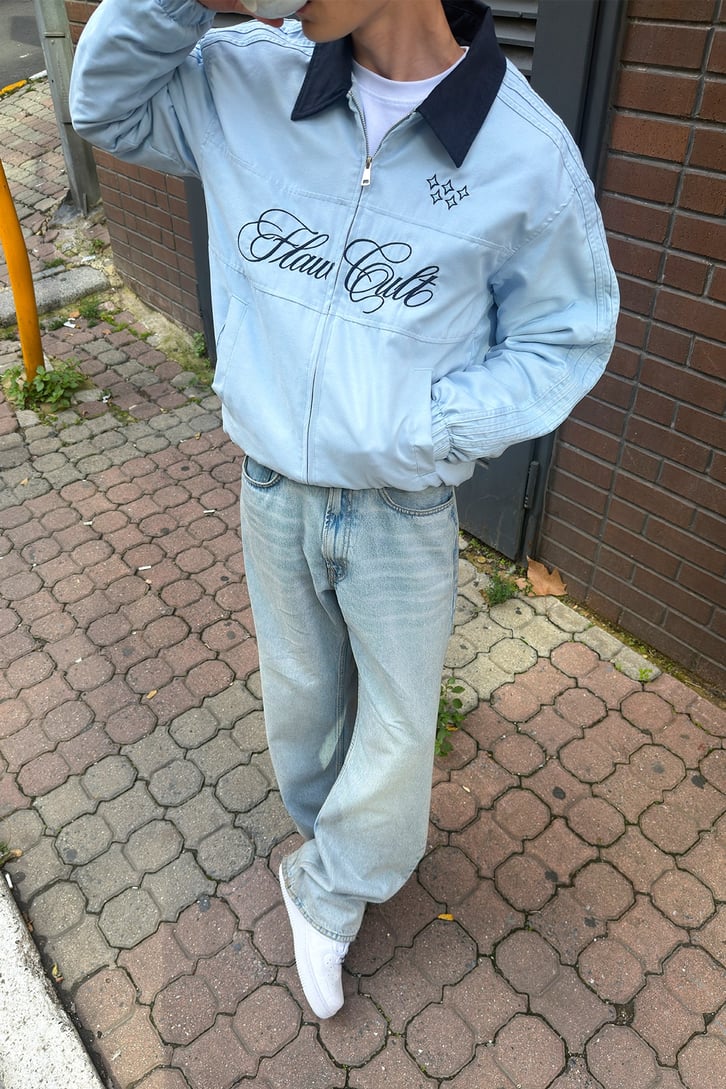 Flaw Cult Suede Bomber Jacket