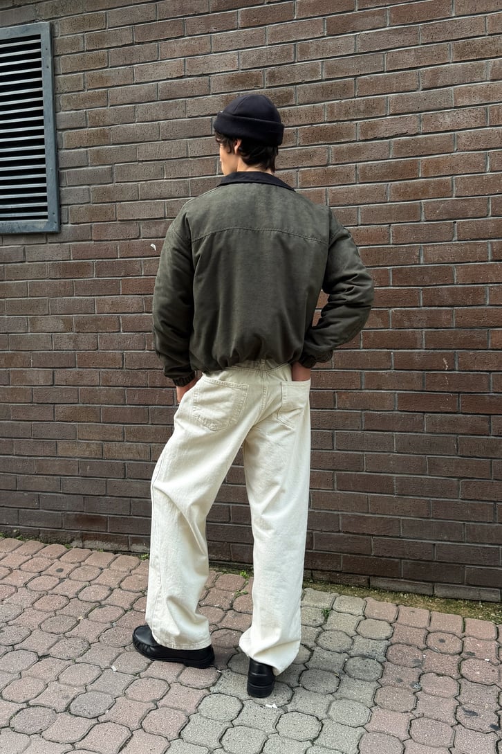 Flaw Cult Suede Bomber Jacket