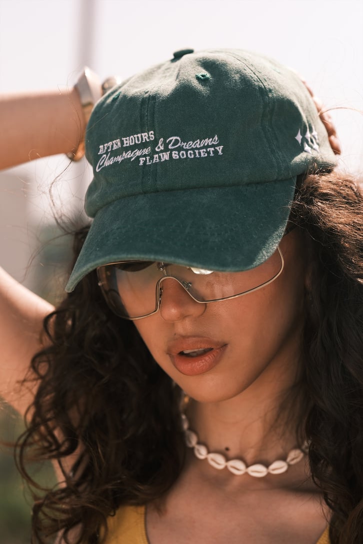 Flaw Society Nakışlı Ayarlanabilir Şapka