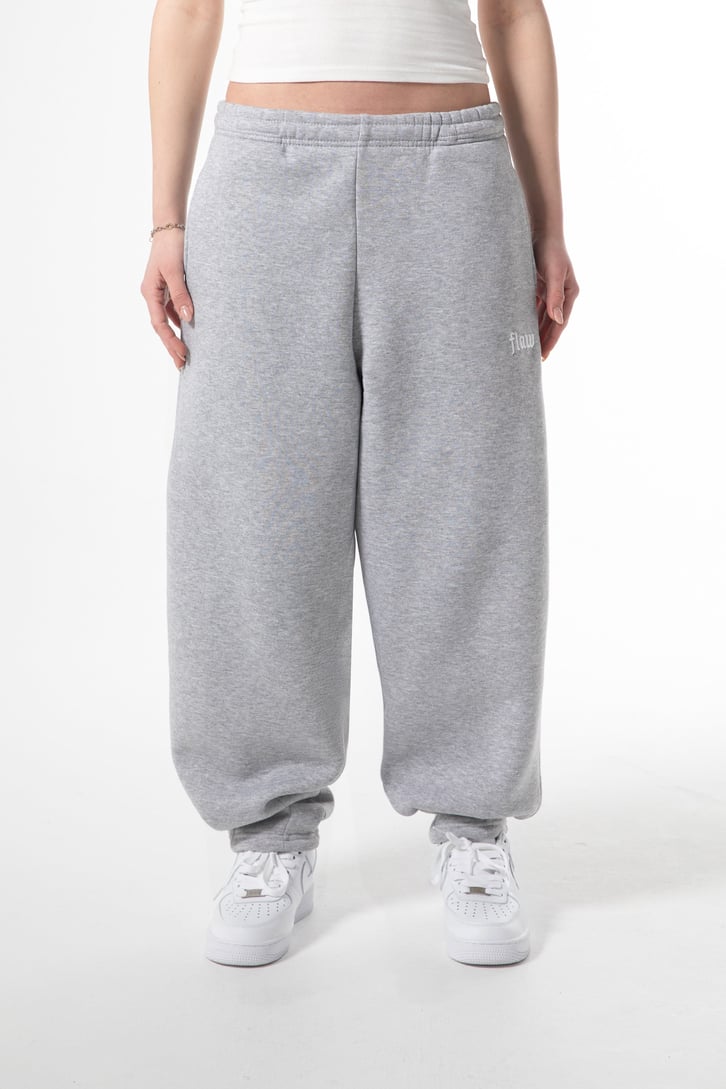 Flex Tech Oversize Eşofman Gri Melanj