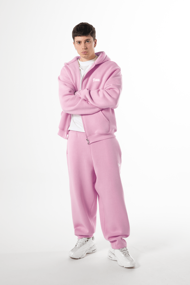 Flex Tech Pembe Oversize Eşofman