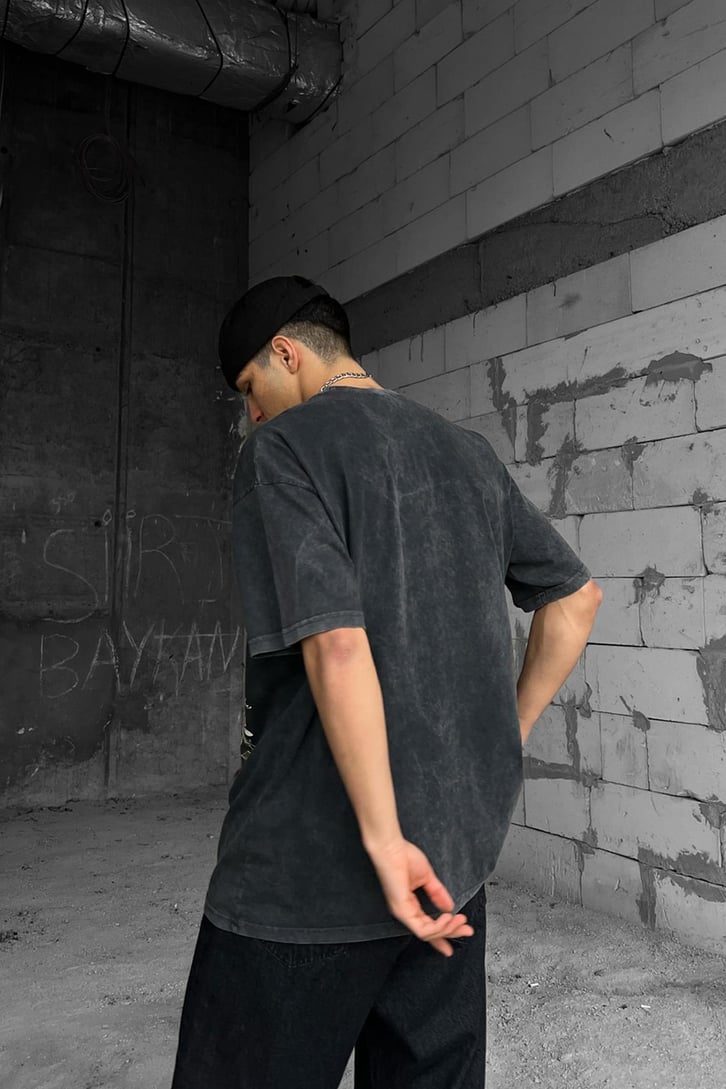 Flower Rib Cage Oversize Tshirt