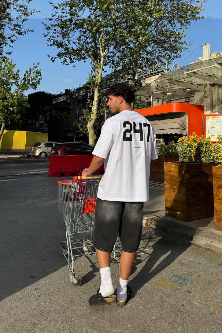 Focused247 Baskılı Tişört