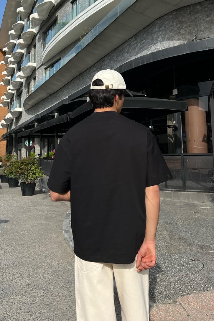 Fresh Nakışlı Beyaz Oversize Tişört