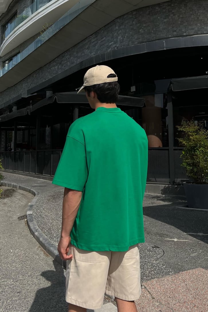 Fresh Nakışlı Beyaz Oversize Tişört