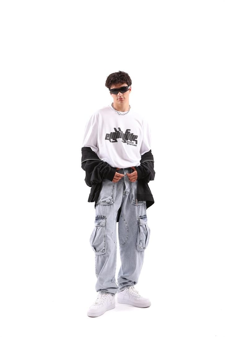 Full Pocket Baggy Pantolon