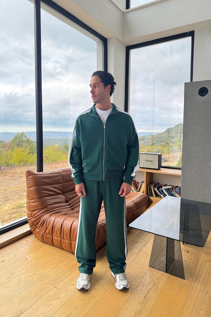 Full Zip Biyeli Sweatshirt