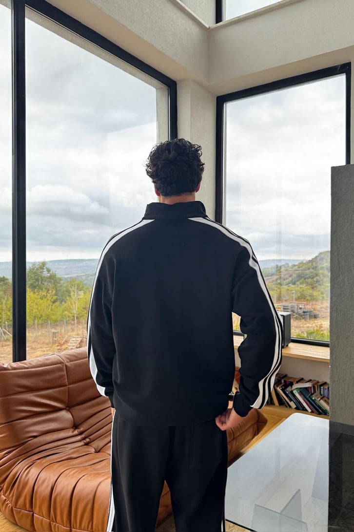 Full Zip Biyeli Sweatshirt