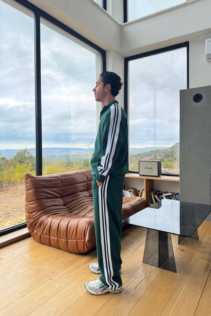 Full Zip Biyeli Sweatshirt