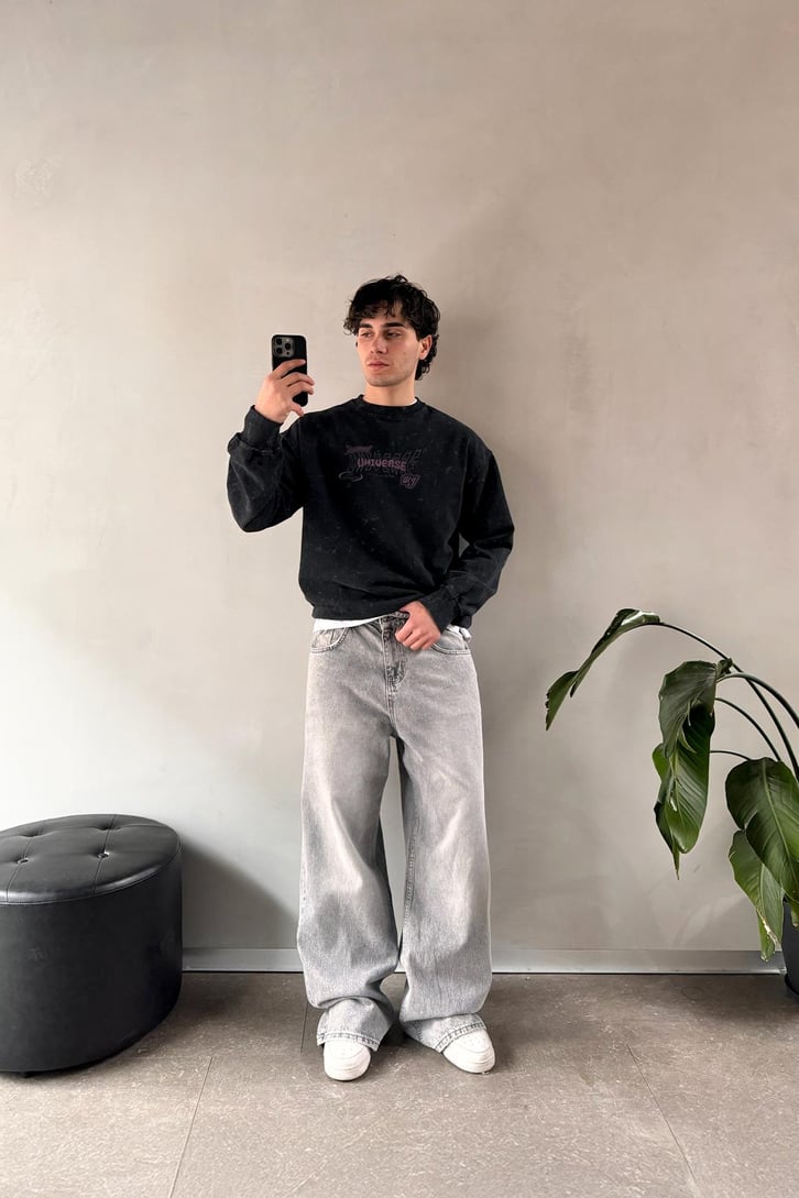Future Universe Baskılı Sweatshirt