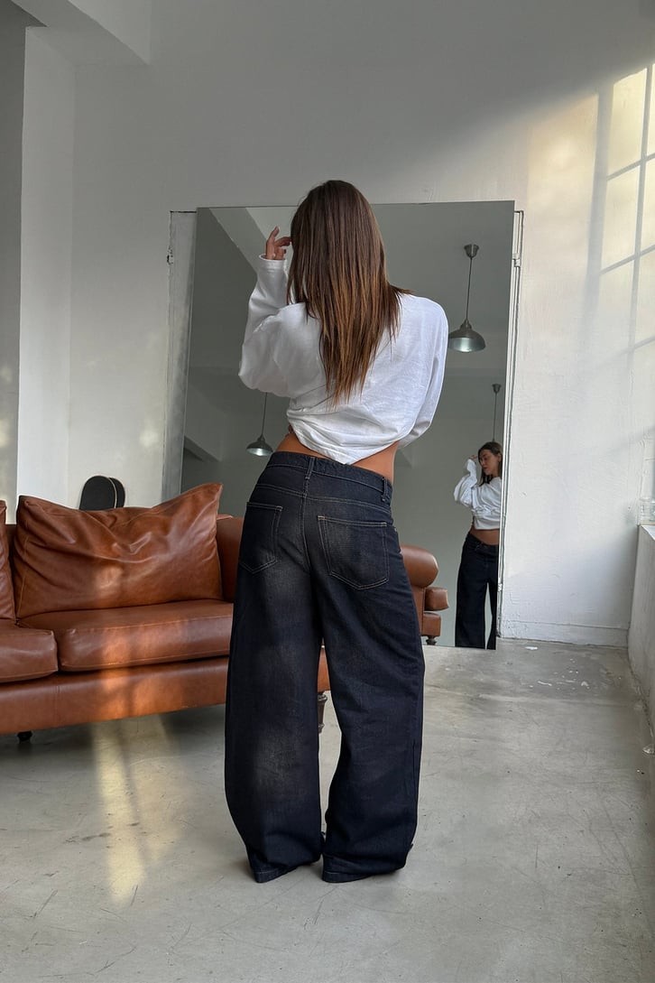FW Raw Baggy Jean