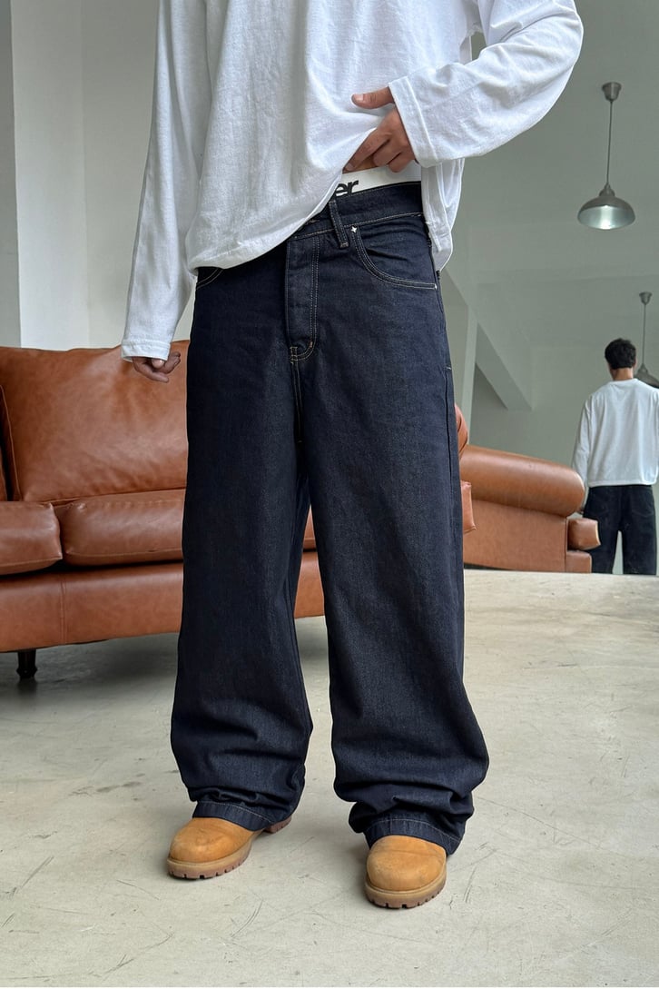 FW Raw Baggy Jean