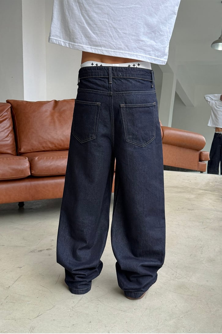 FW Raw Baggy Jean