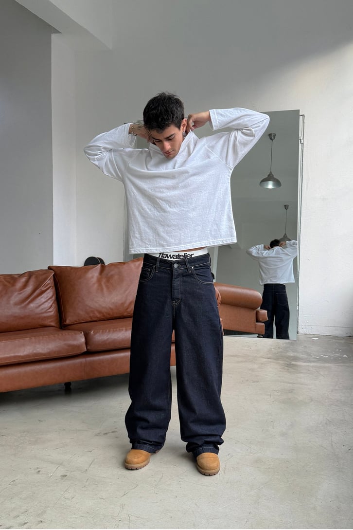 FW Raw Baggy Jean