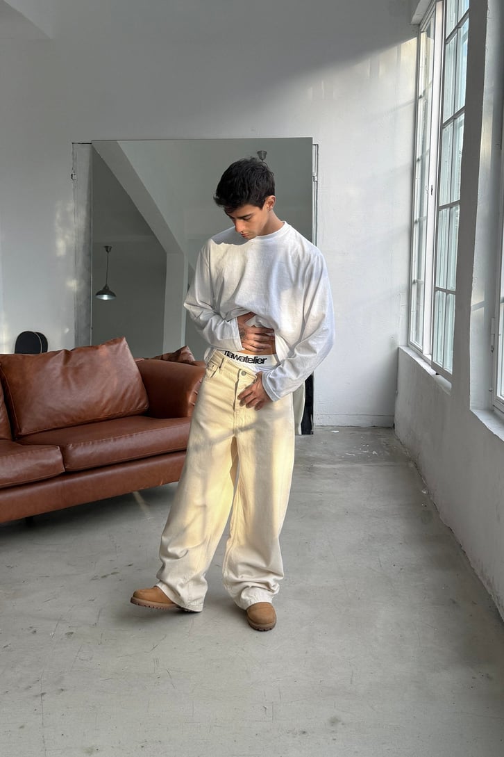 FW Raw Baggy Jean