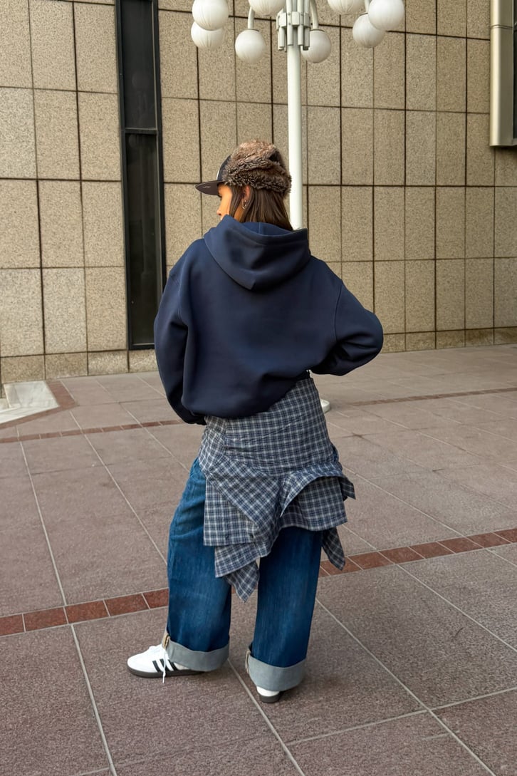 FW Star Cool Puff Relax Fit Hoodie