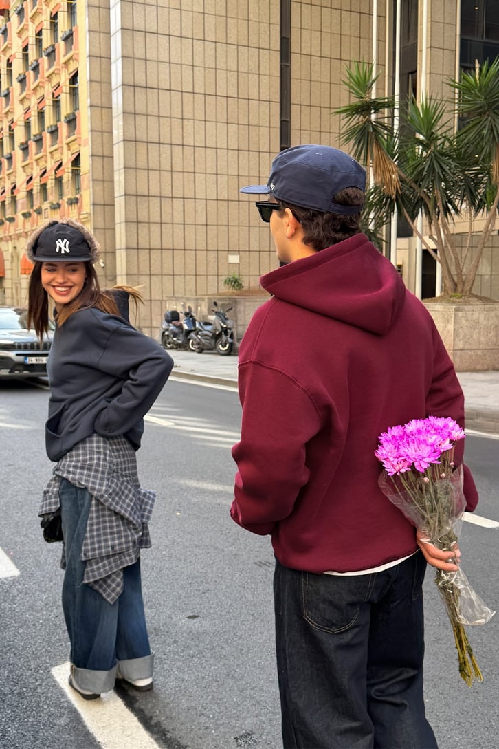 FW Star Cool Puff Relax Fit Hoodie