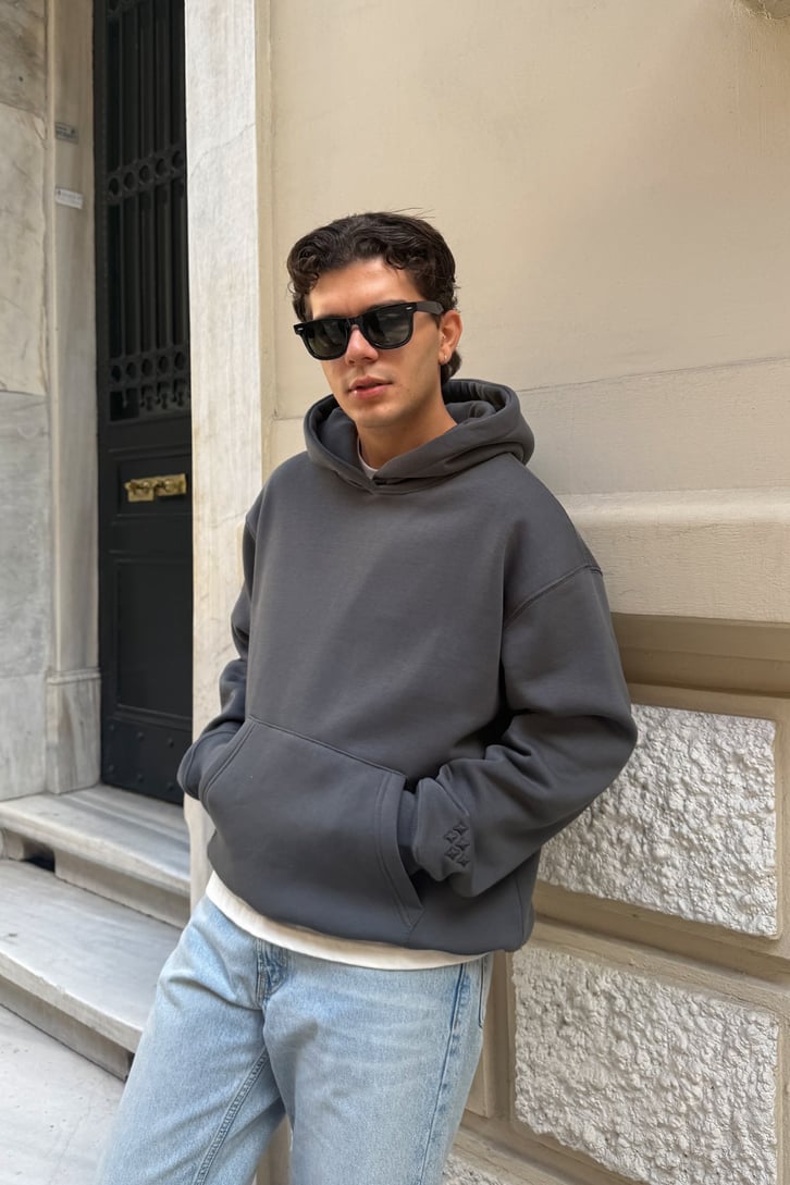 FW Star Cool Puff Relax Fit Hoodie