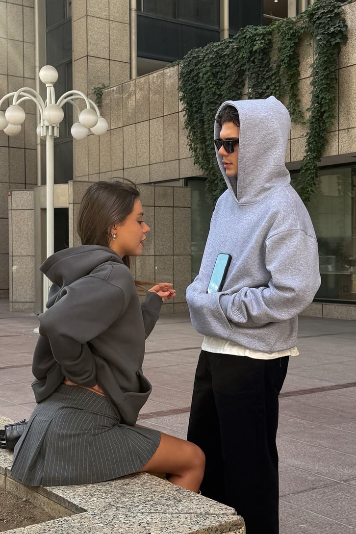 FW Star Cool Puff Relax Fit Hoodie