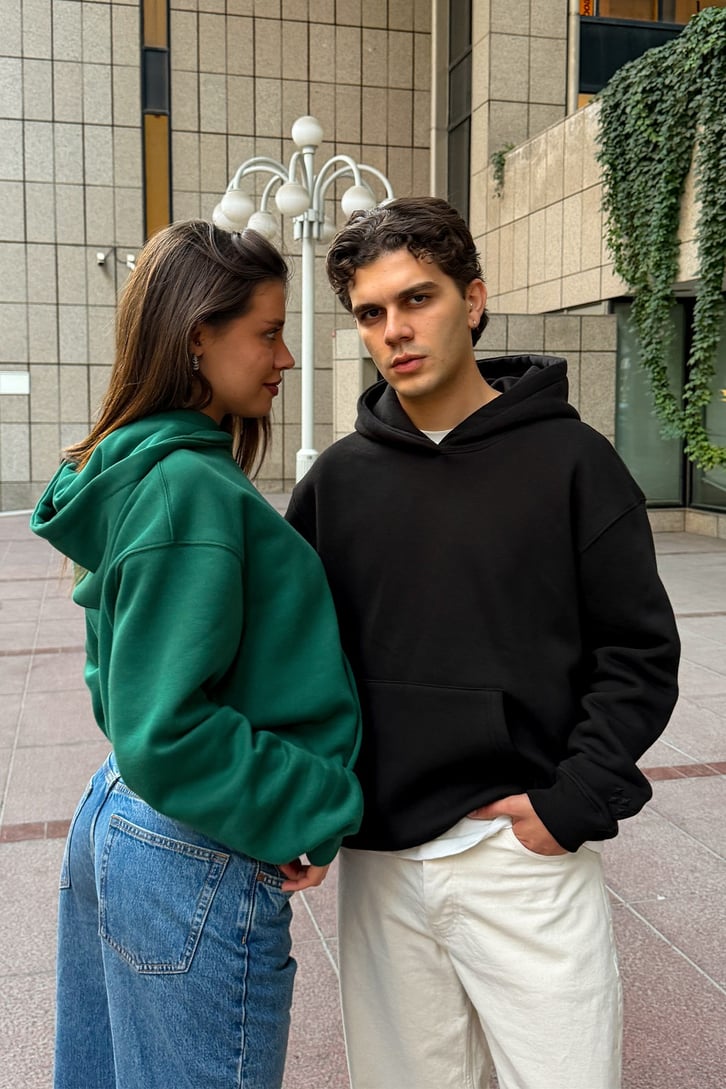 FW Star Cool Puff Relax Fit Hoodie