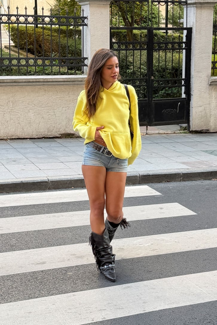 FW Star Cool Puff Relax Fit Hoodie
