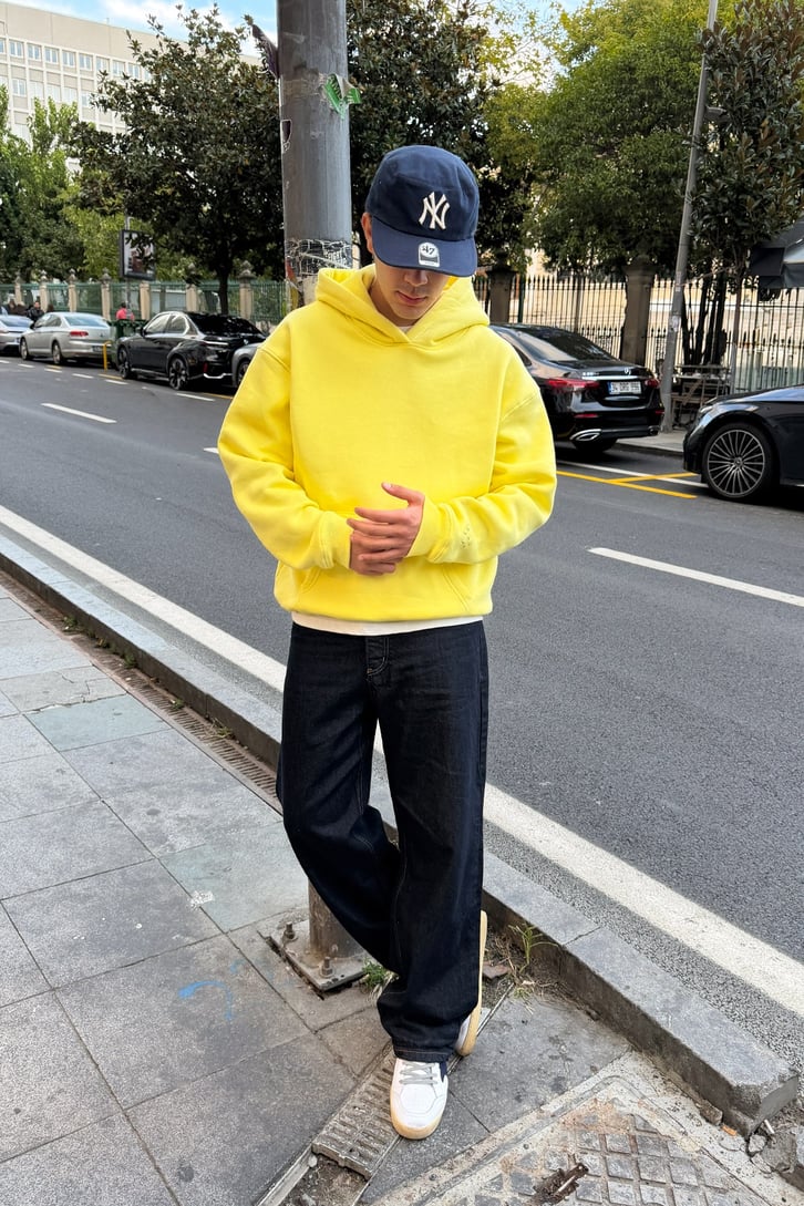 FW Star Cool Puff Relax Fit Hoodie