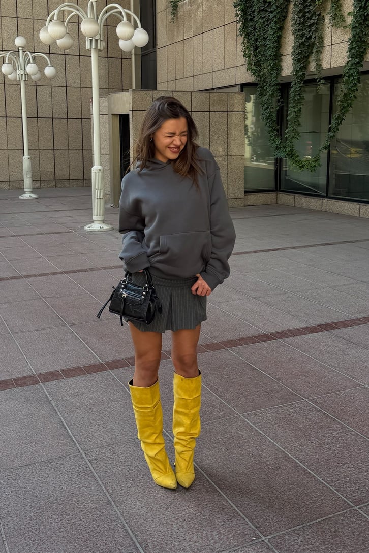 FW Star Cool Puff Relax Fit Hoodie