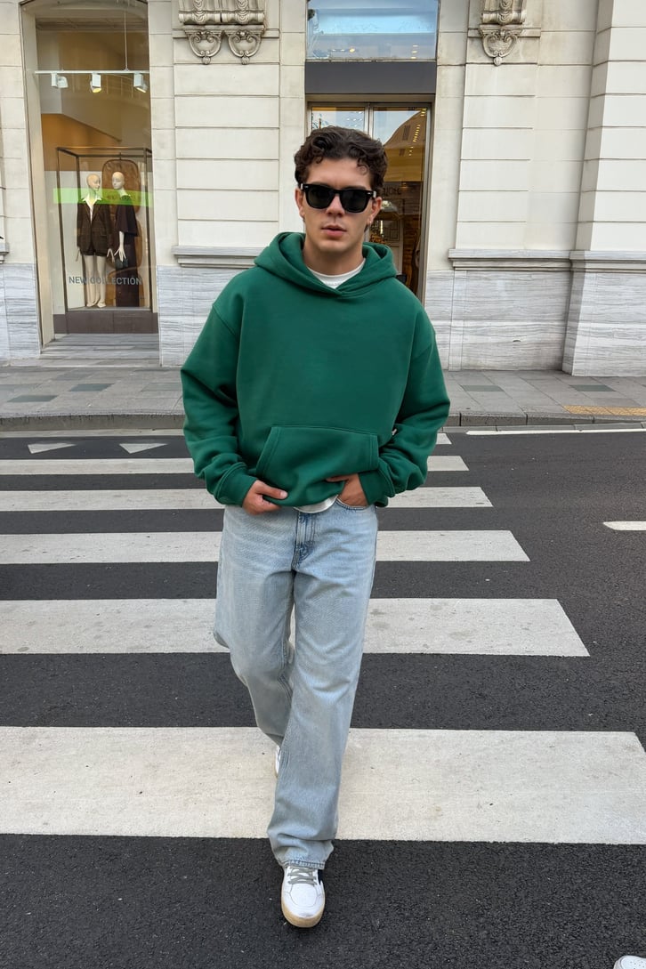 FW Star Cool Puff Relax Fit Hoodie