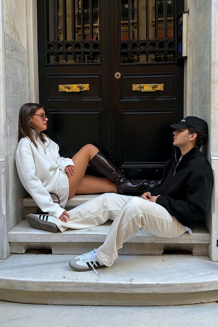 FW Star Relax Fit Half Zip Sweat