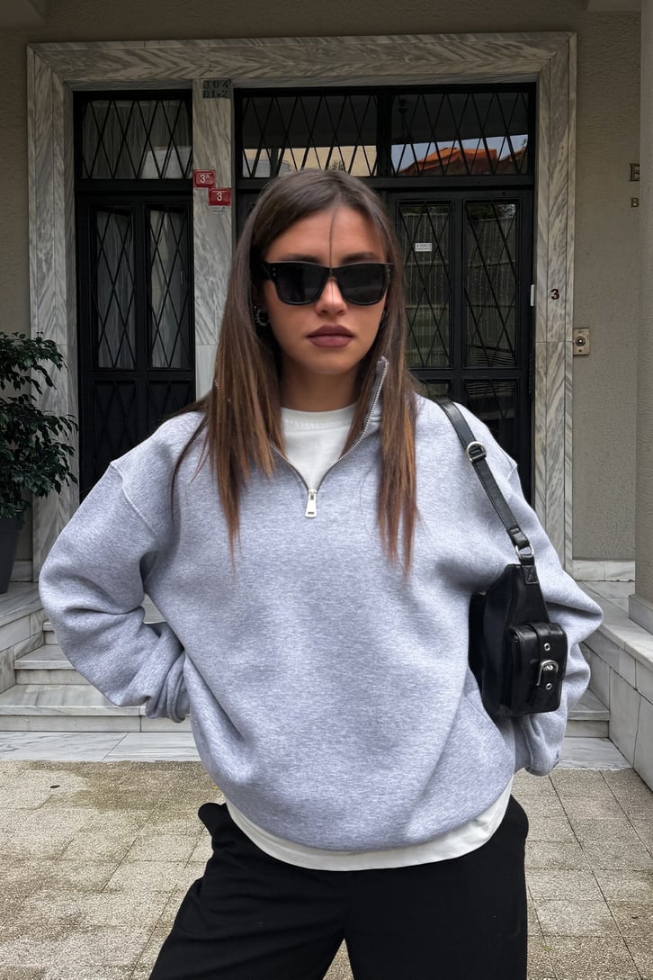 FW Star Relax Fit Half Zip Sweat