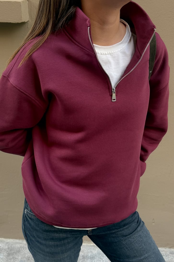 FW Star Relax Fit Half Zip Sweat