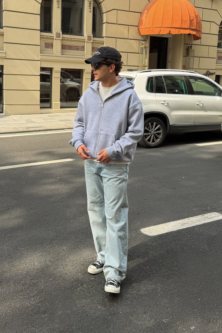 FW Star Relax Fit Zip Hoodie