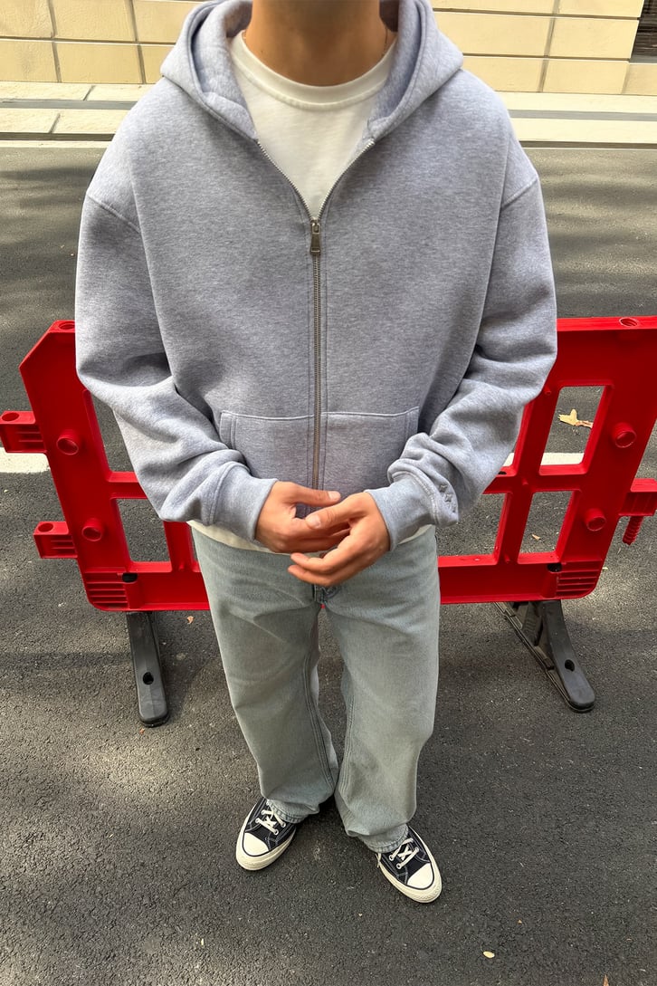 FW Star Relax Fit Zip Hoodie