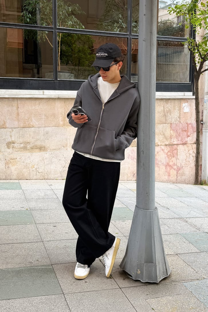 FW Star Relax Fit Zip Hoodie