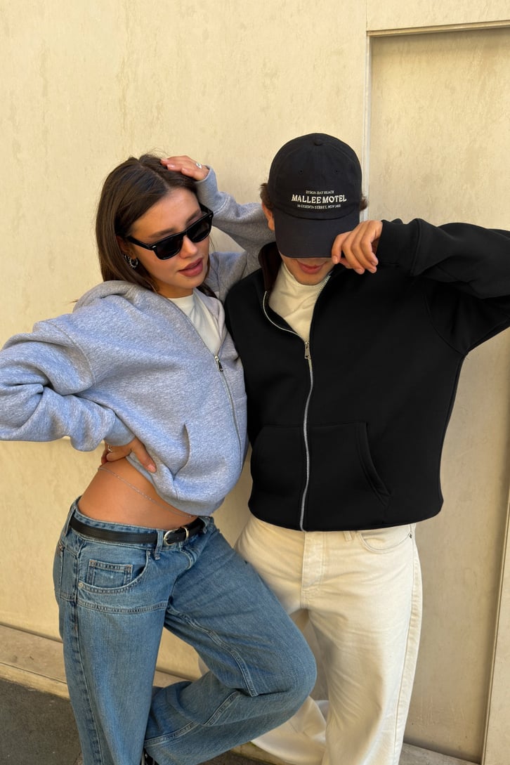 FW Star Relax Fit Zip Hoodie
