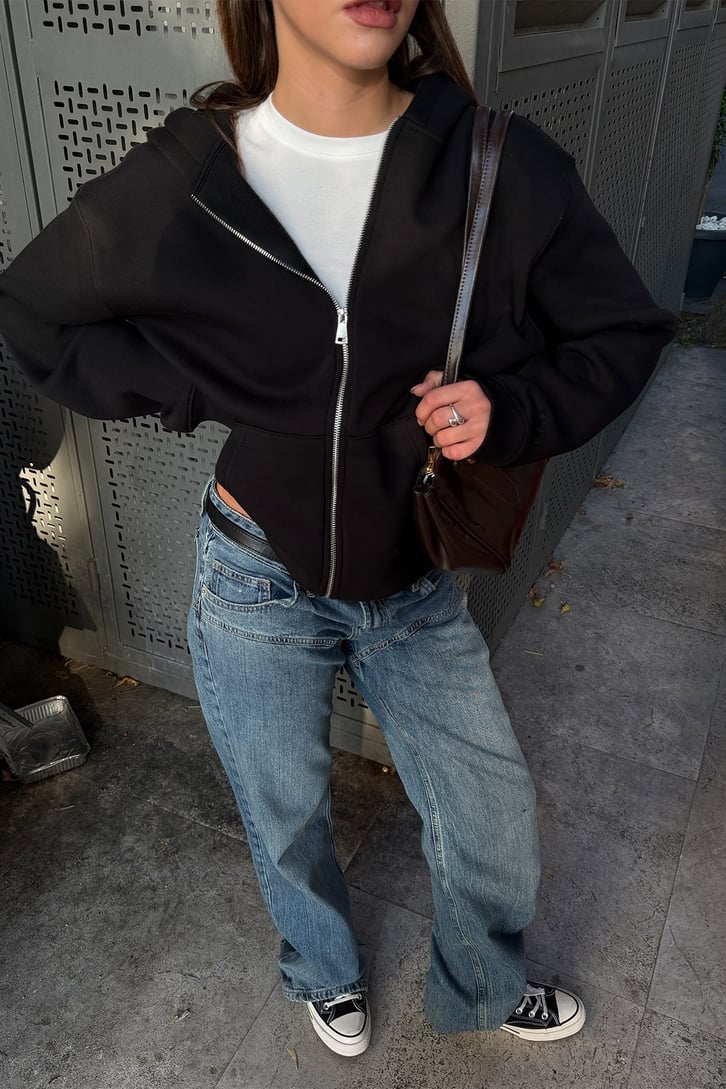 FW Star Relax Fit Zip Hoodie