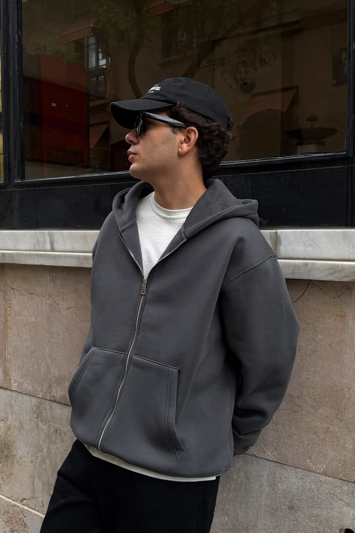 FW Star Relax Fit Zip Hoodie