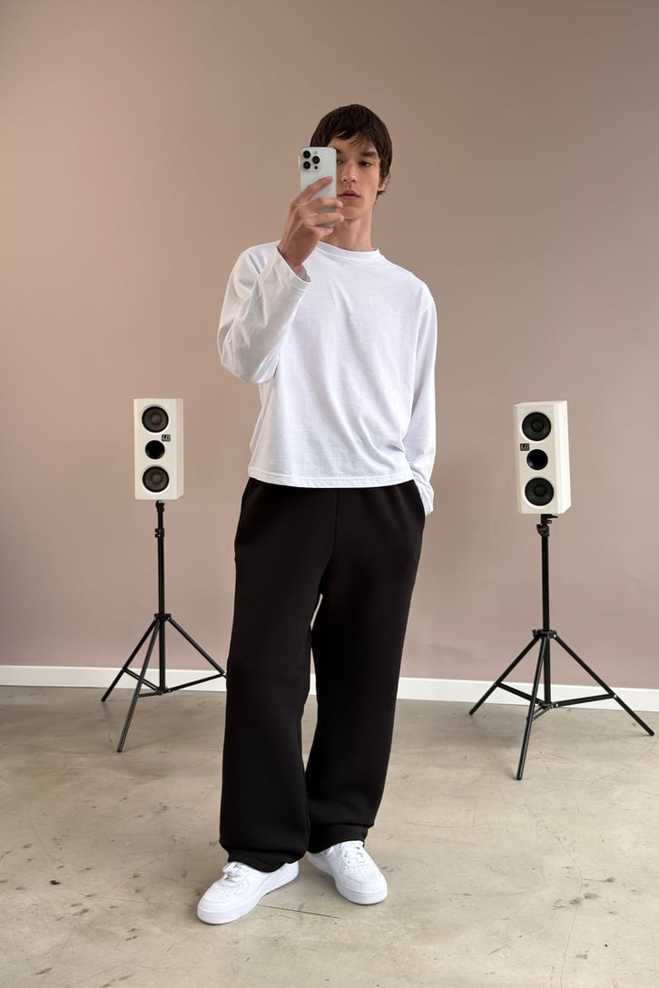 FW Star Toggle Cuff Baggy Sweatpants